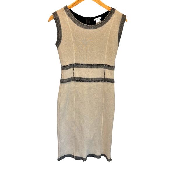 Oscar de la Renta Cashmere Sleeveless Sheath Sweater Dress - size XS - Picture 1 of 6